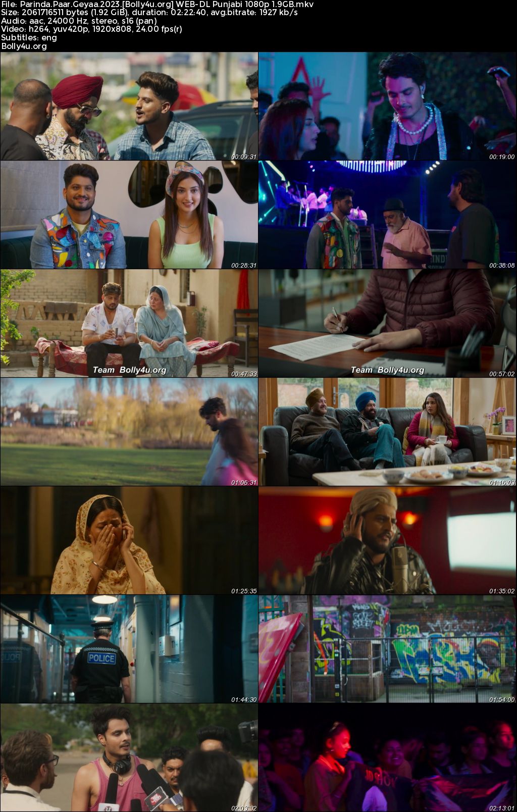 Parinda Paar Geyaa 2023 WEB-DL Punjabi Full Movie Download 1080p 720p 480p