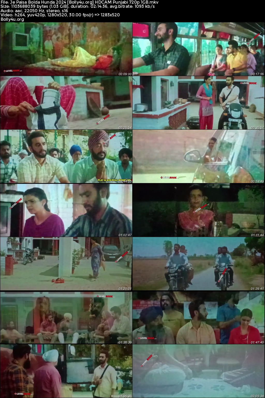 Je Paisa Bolda Hunda 2024 HDCAM Punjabi Full Movie Download 720p 480p