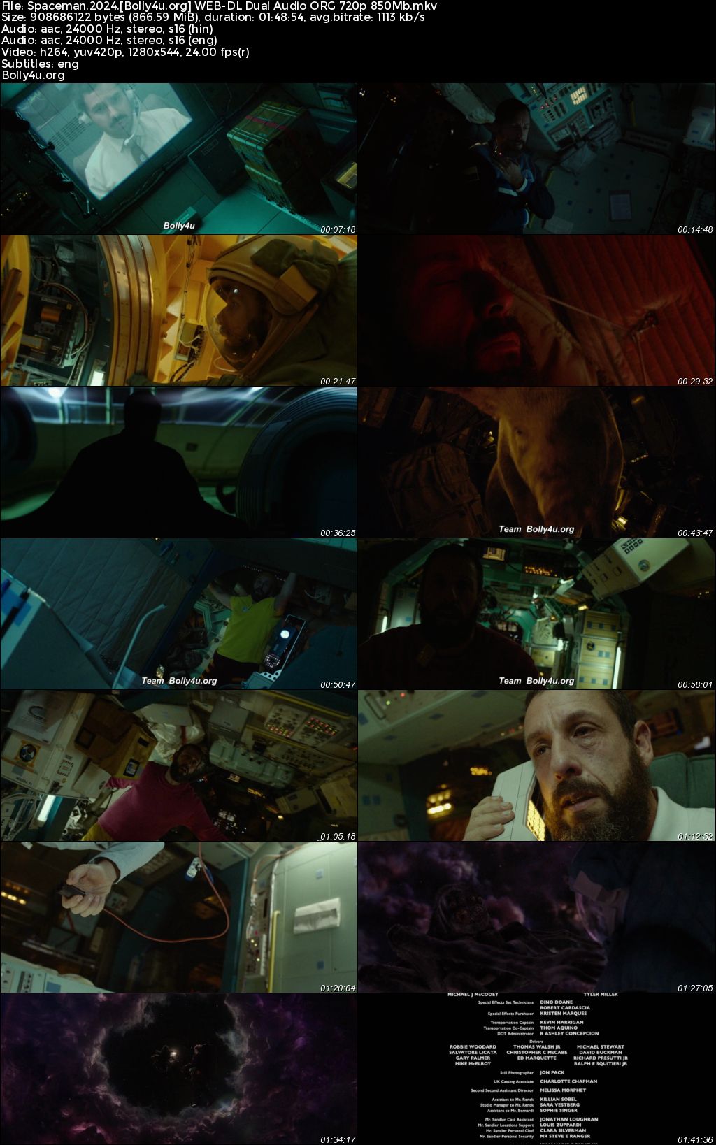 Spaceman 2024 WEB-DL Hindi Dual Audio ORG Full Movie Download 1080p 720p 480p