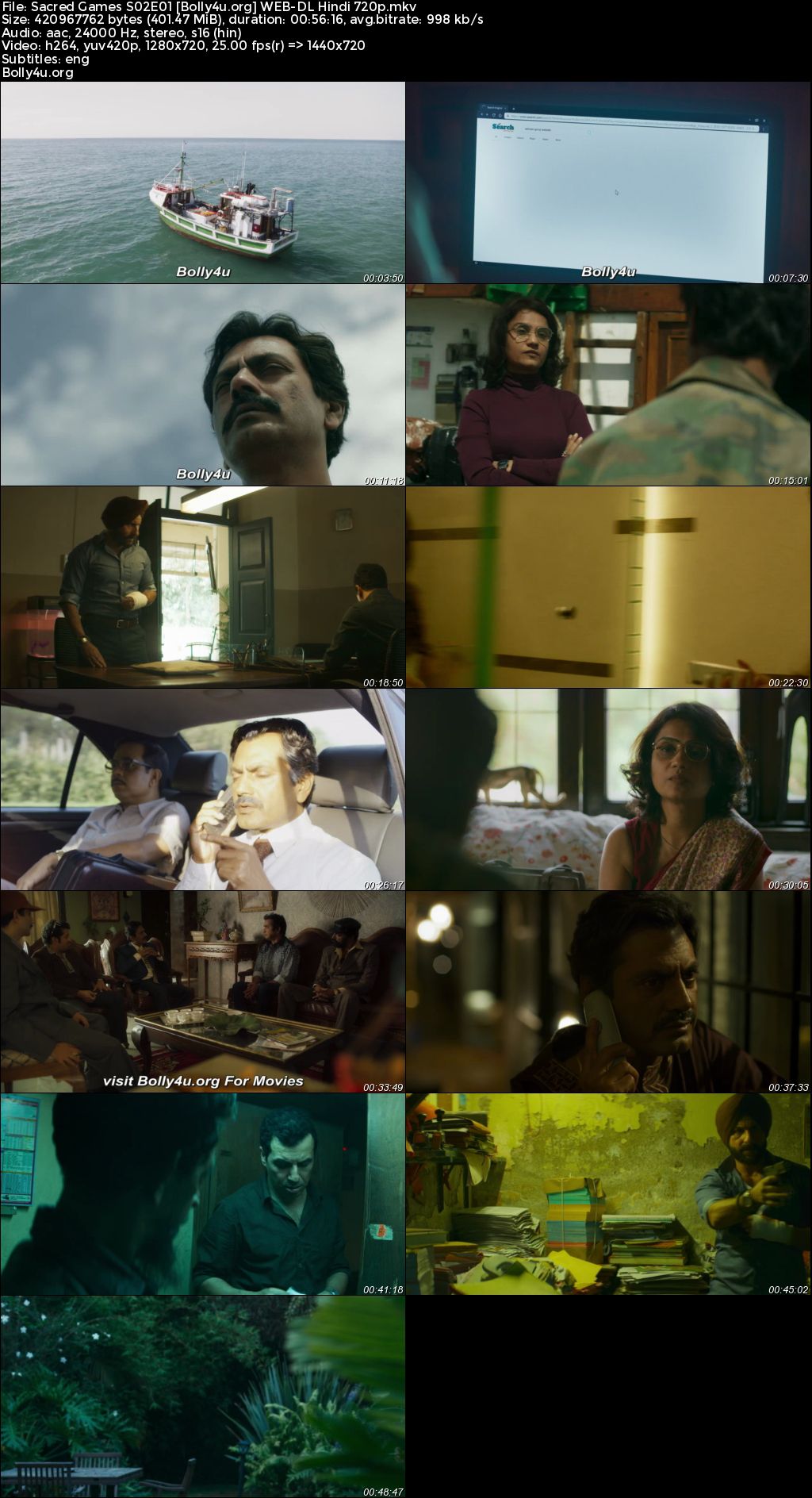 Sacred Games 2019 WEB-DL Hindi S02 Complete Download 720p 480p