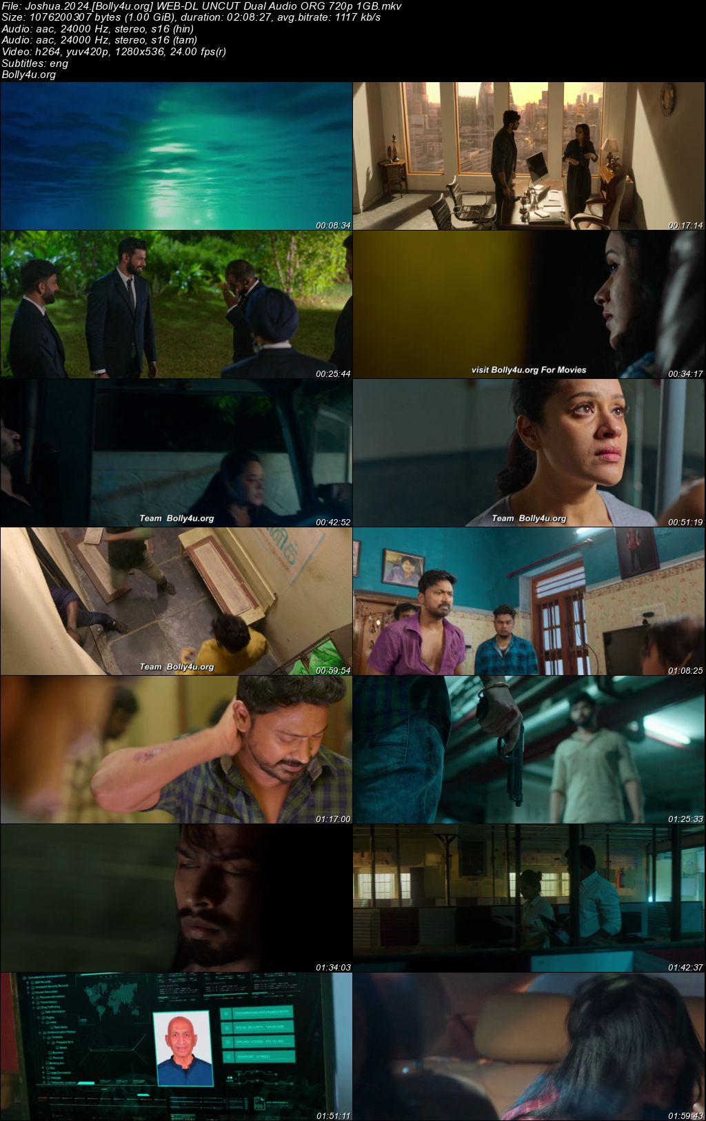 Joshua 2024 WEB-DL UNCUT Hindi Dual Audio ORG Full Movie Download 1080p 720p 480p