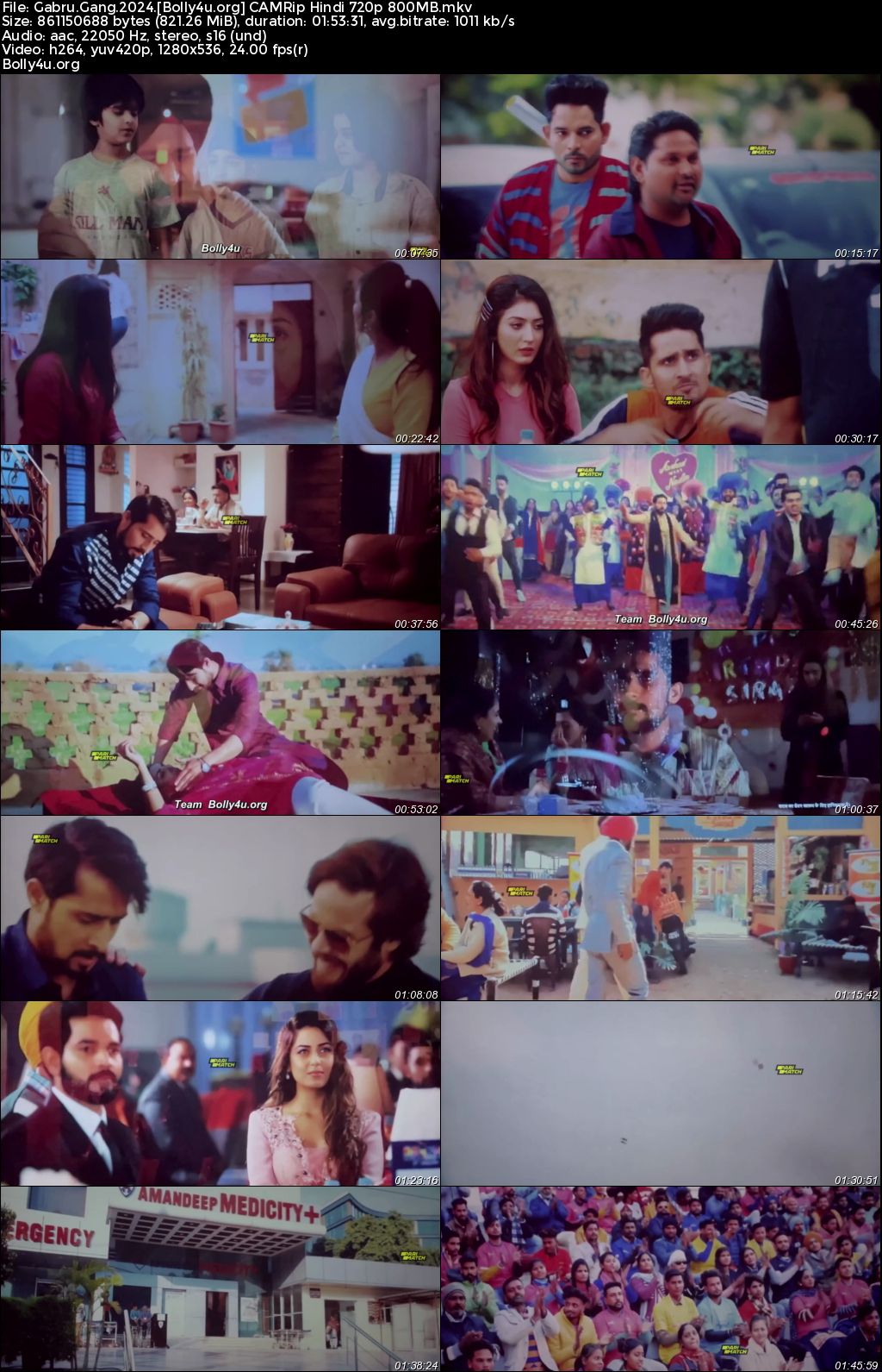Gabru Gang 2024 CAMRip Hindi Full Movie Download 1080p 720p 480p