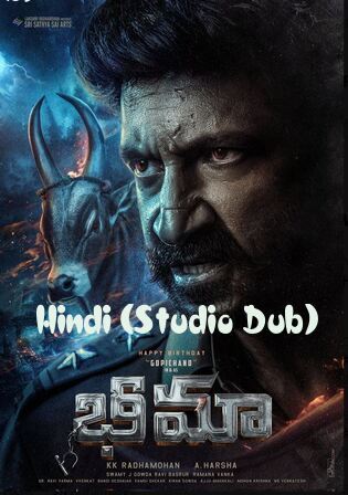 Bhimaa 2024 WEBRip Hindi (Studio Dub) Dual Audio Full Movie Download 1080p 720p 480p