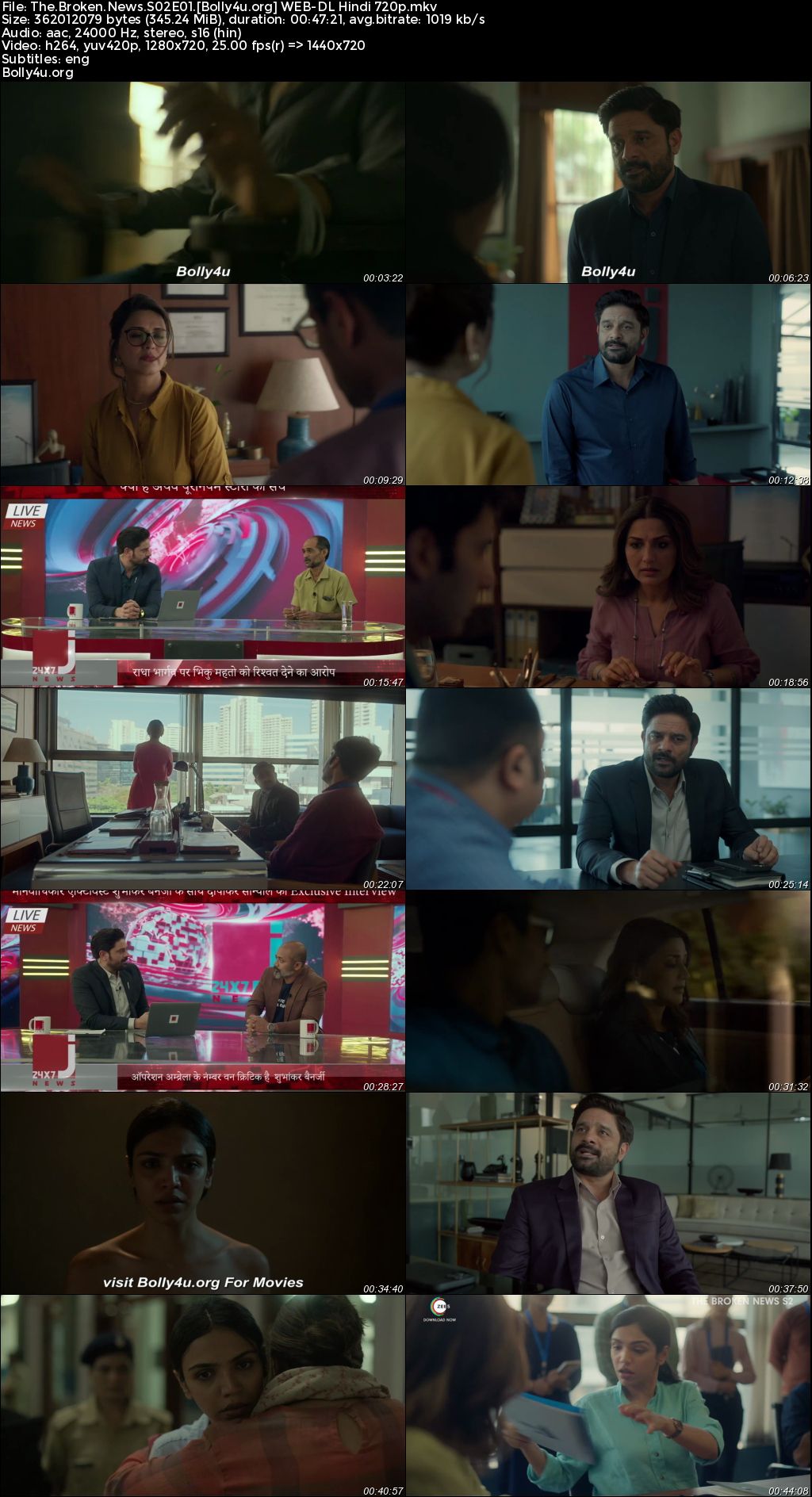 The Broken News 2024 WEB-DL Hindi S02 Complete Download 720p 480p