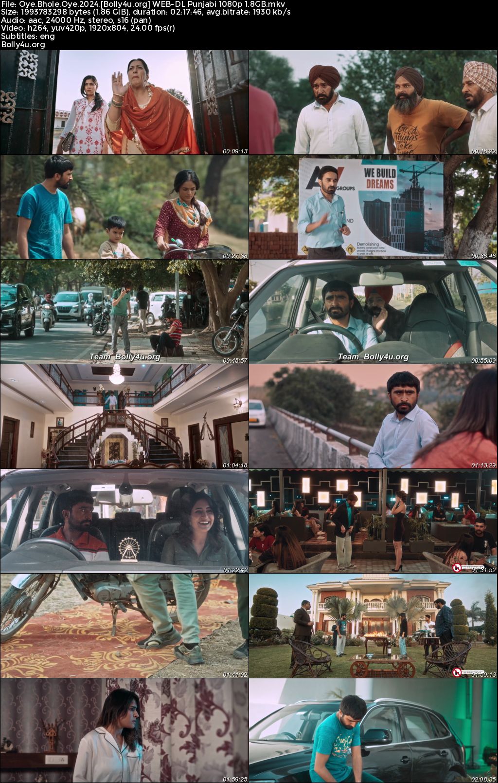 Oye Bhole Oye 2024 WEB-DL Punjabi Full Movie Download 1080p 720p 480p