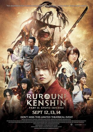 Rurouni Kenshin Part II Kyoto Inferno 2014 WEB-DL Hindi Dual Audio ORG Full Movie Download 1080p 720p 480p watch Online Free bolly4u
