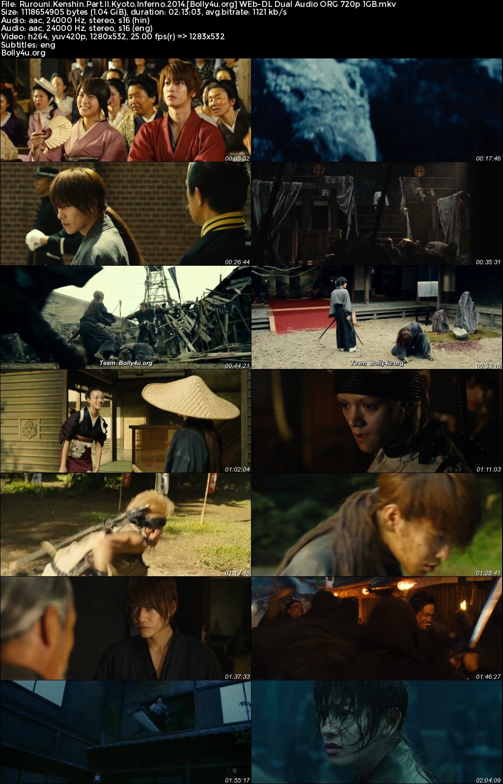 Rurouni Kenshin Part II Kyoto Inferno 2014 WEB-DL Hindi Dual Audio ORG Full Movie Download 1080p 720p 480p