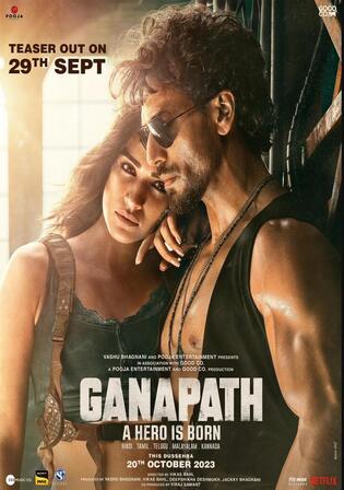 Ganapath 2023 HDTV Hindi Full Movie Download 1080p 720p 480p Watch Online Free bolly4u