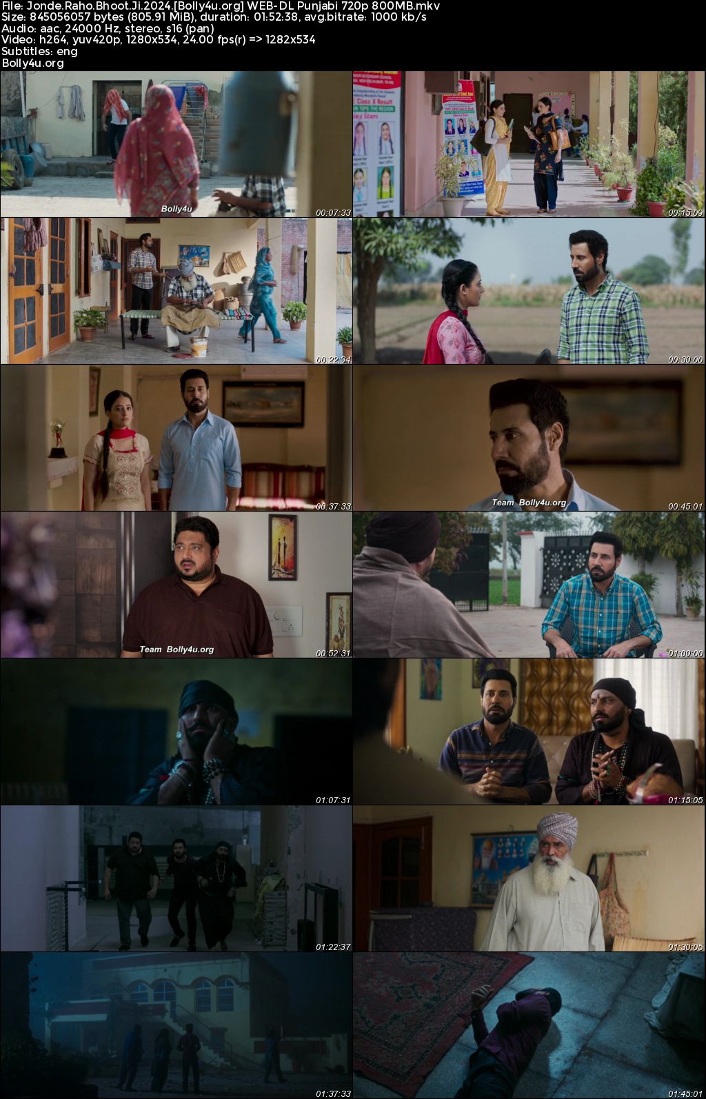 Jeonde Raho Bhoot Ji 2024 WEB-DL Punjabi Full Movie Download 1080p 720p 480p