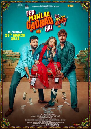 Fer Mamlaa Gadbad Hai 2024 WEB-DL Punjabi Full Movie Download 1080p 720p 480p Watch Online Free bolly4u