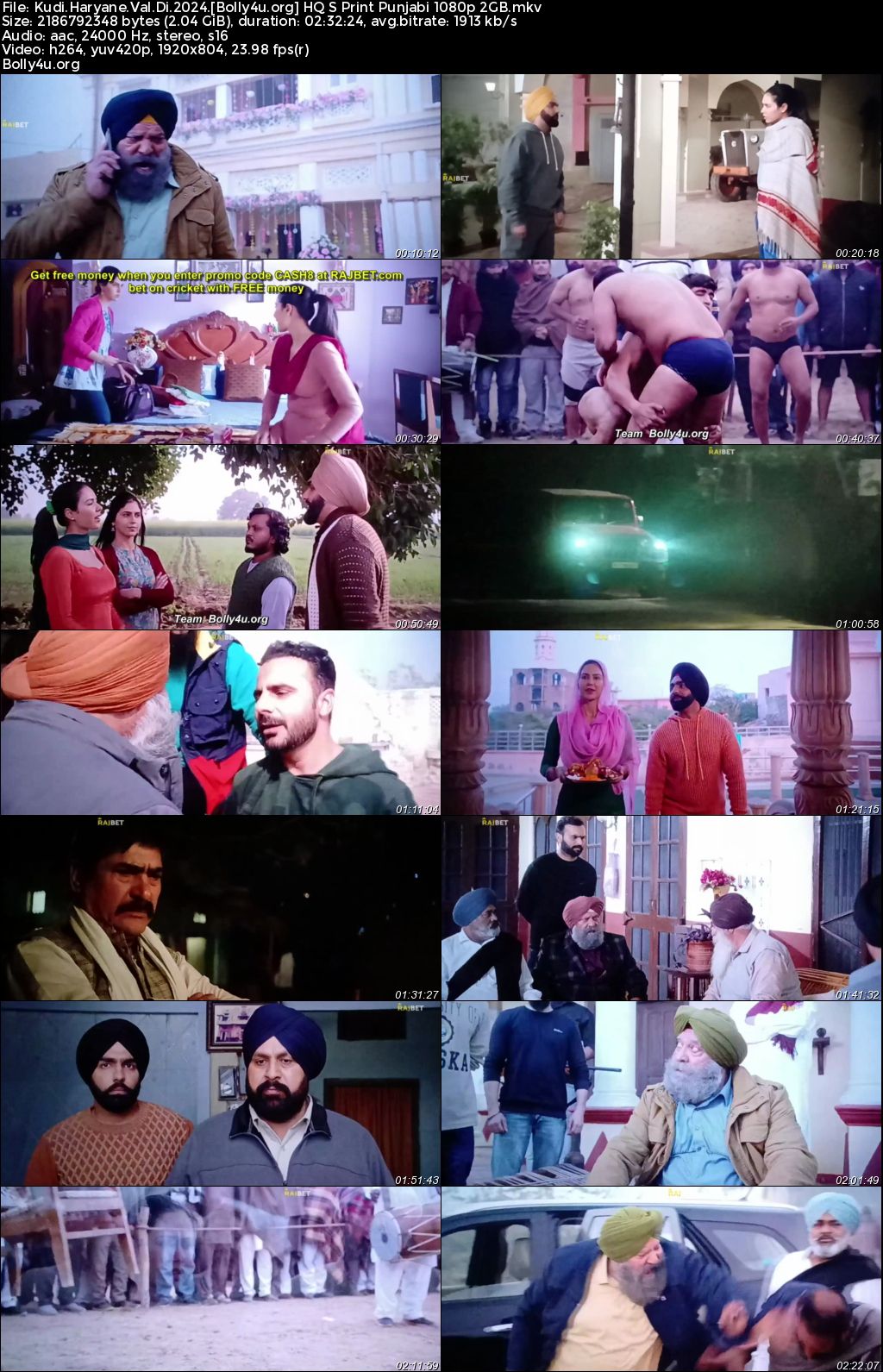 Kudi Haryane Val Di 2024 HQ S Print Punjabi Full Movie Download 1080p 720p 480p