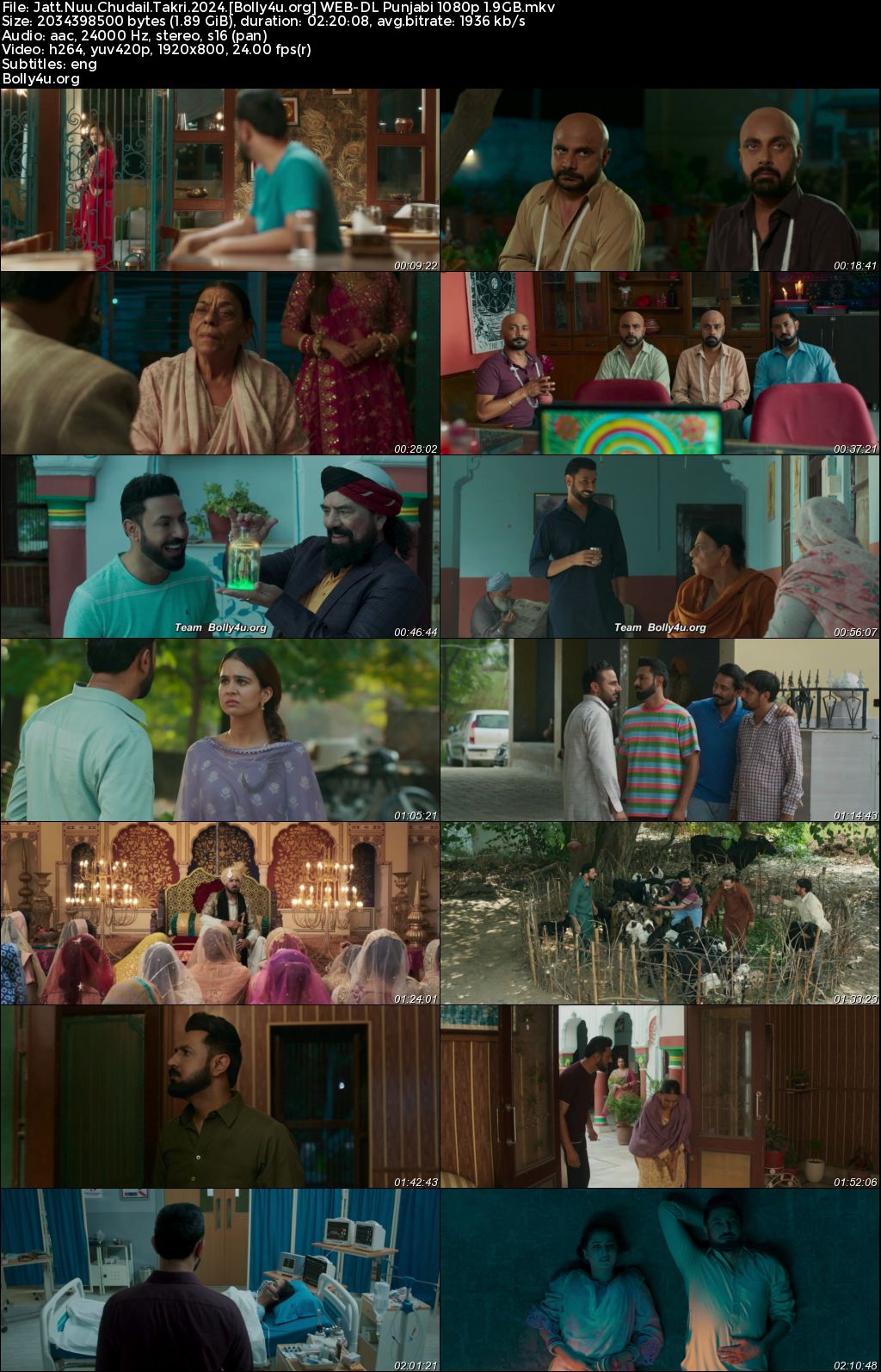 Jatt Nuu Chudail Takri 2024 WEB-DL Punjabi Full Movie Download 1080p 720p 480p
