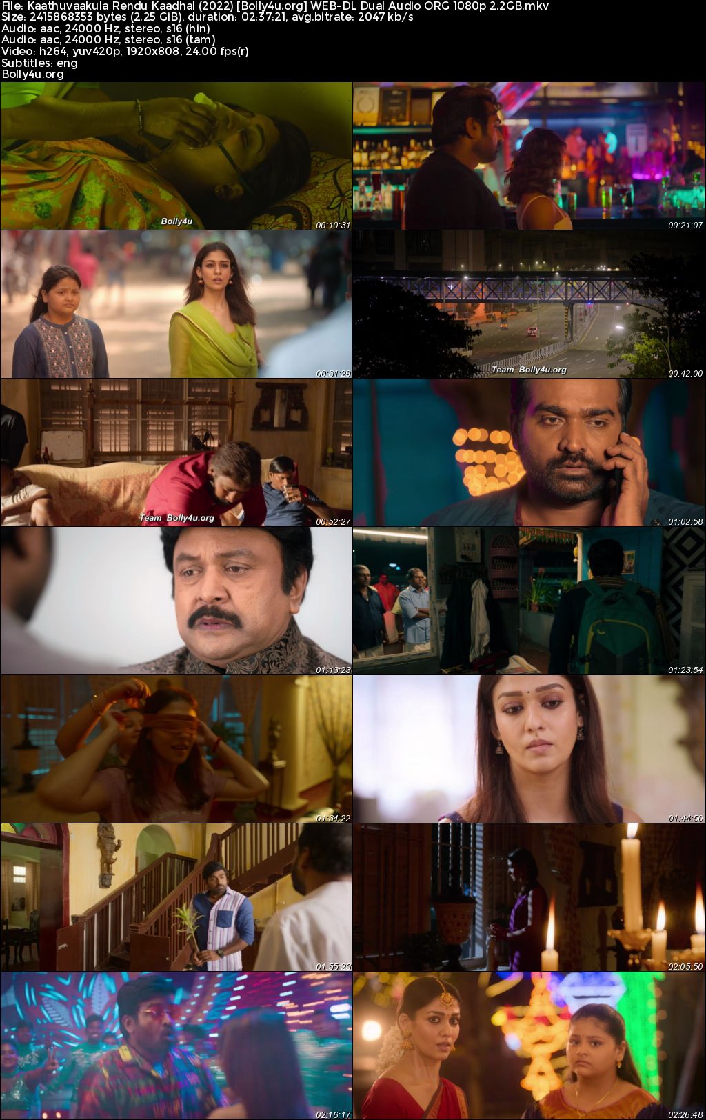 Kaathuvaakula Rendu Kaadhal 2022 WEB-DL UNCUT Hindi Dual Audio ORG Full Movie Download 1080p 720p 480p
