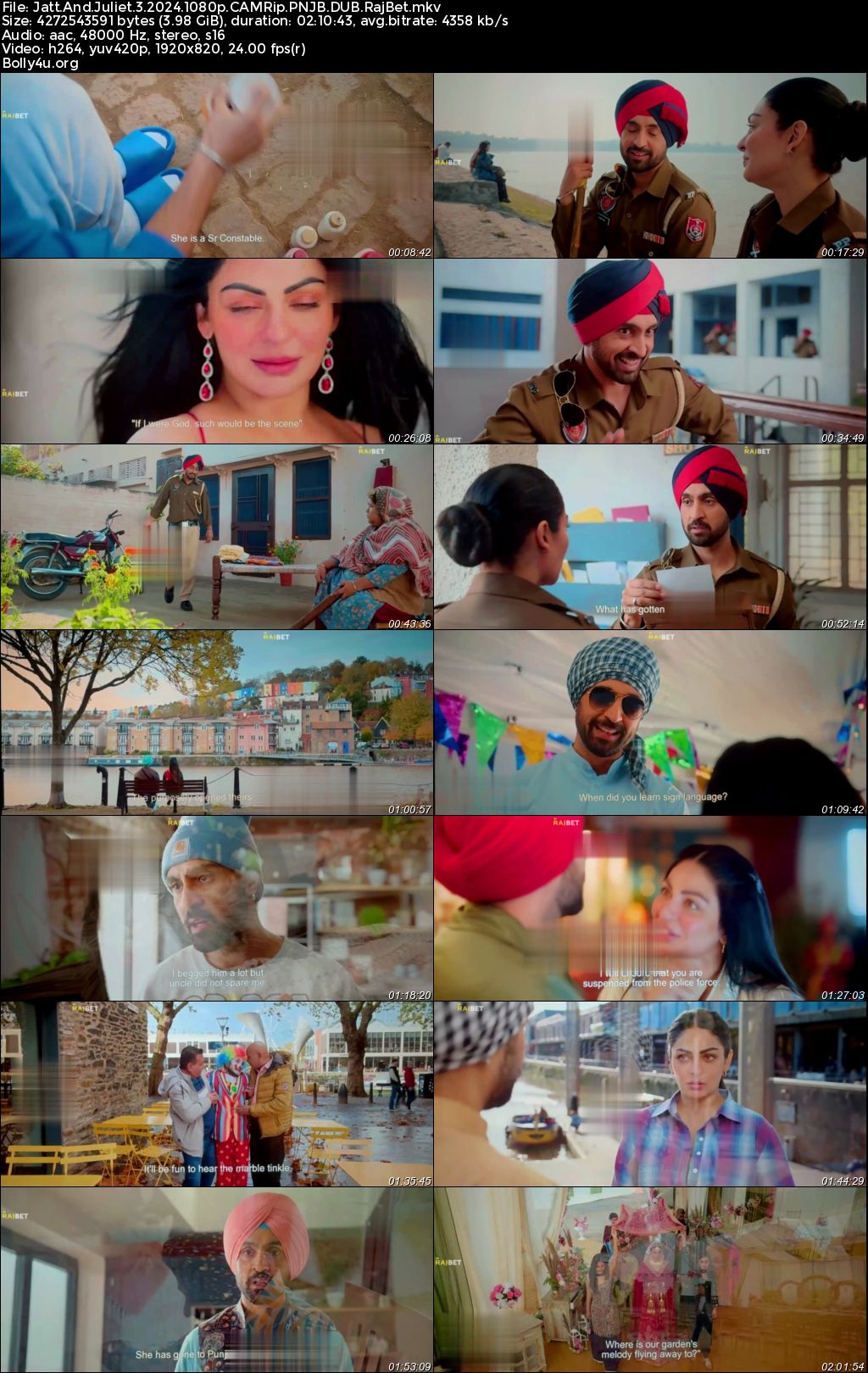 Jatt And Juliet 3 2024 HDTS Punjabi Full Movie Download 1080p 720p 480p