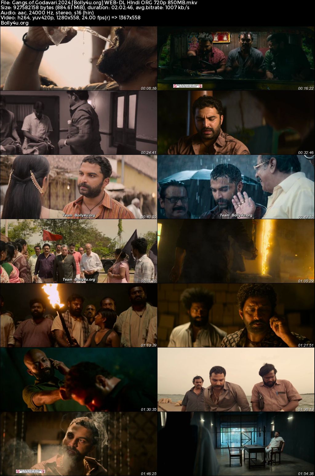 Gangs Of Godavari 2024 WEB-DL Hindi Dubbed ORG Full Movie Download 1080p 720p 480p