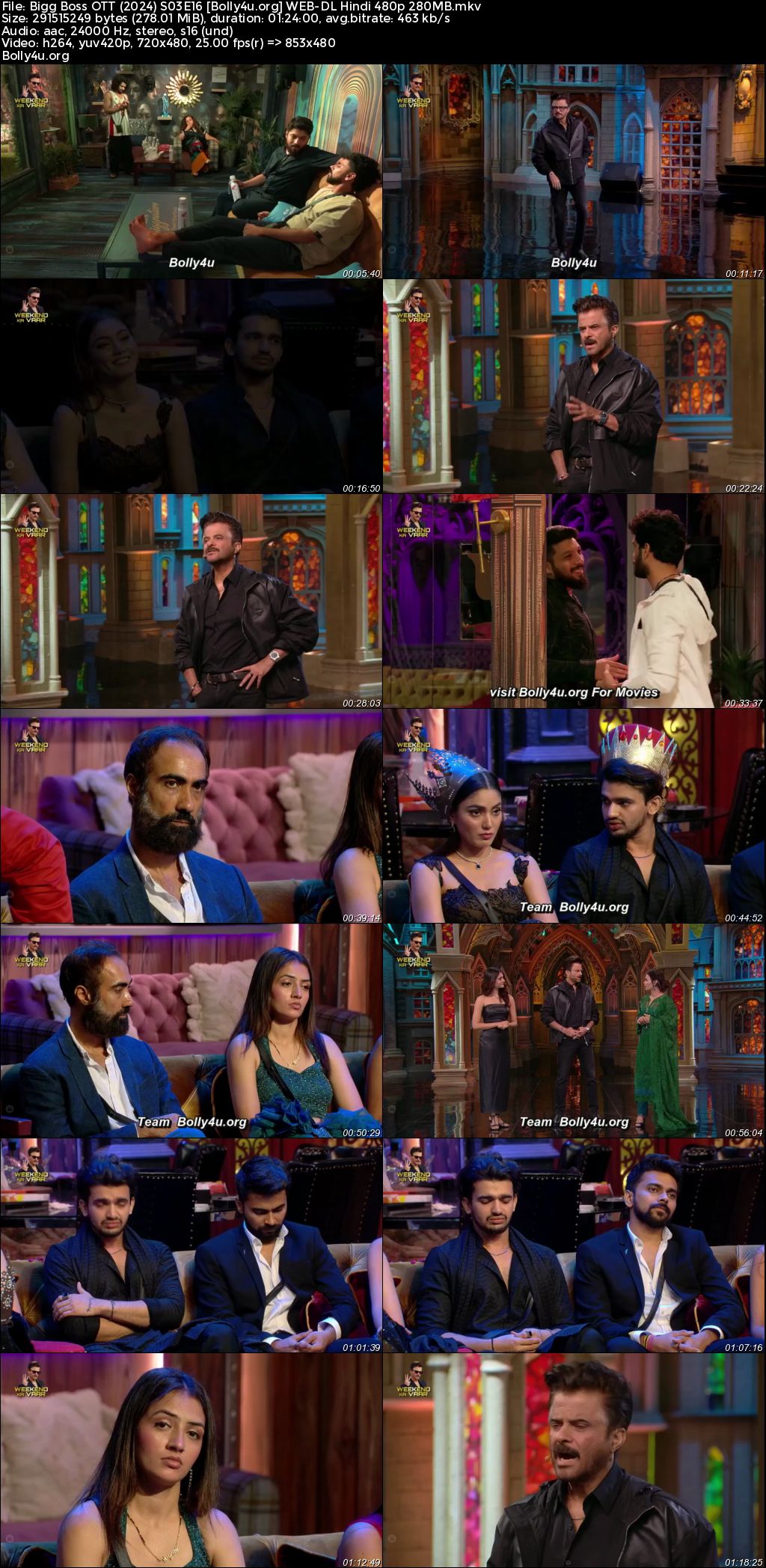 Bigg Boss OTT 2024 WEB-DL Hindi S03E16 720p 480p Download