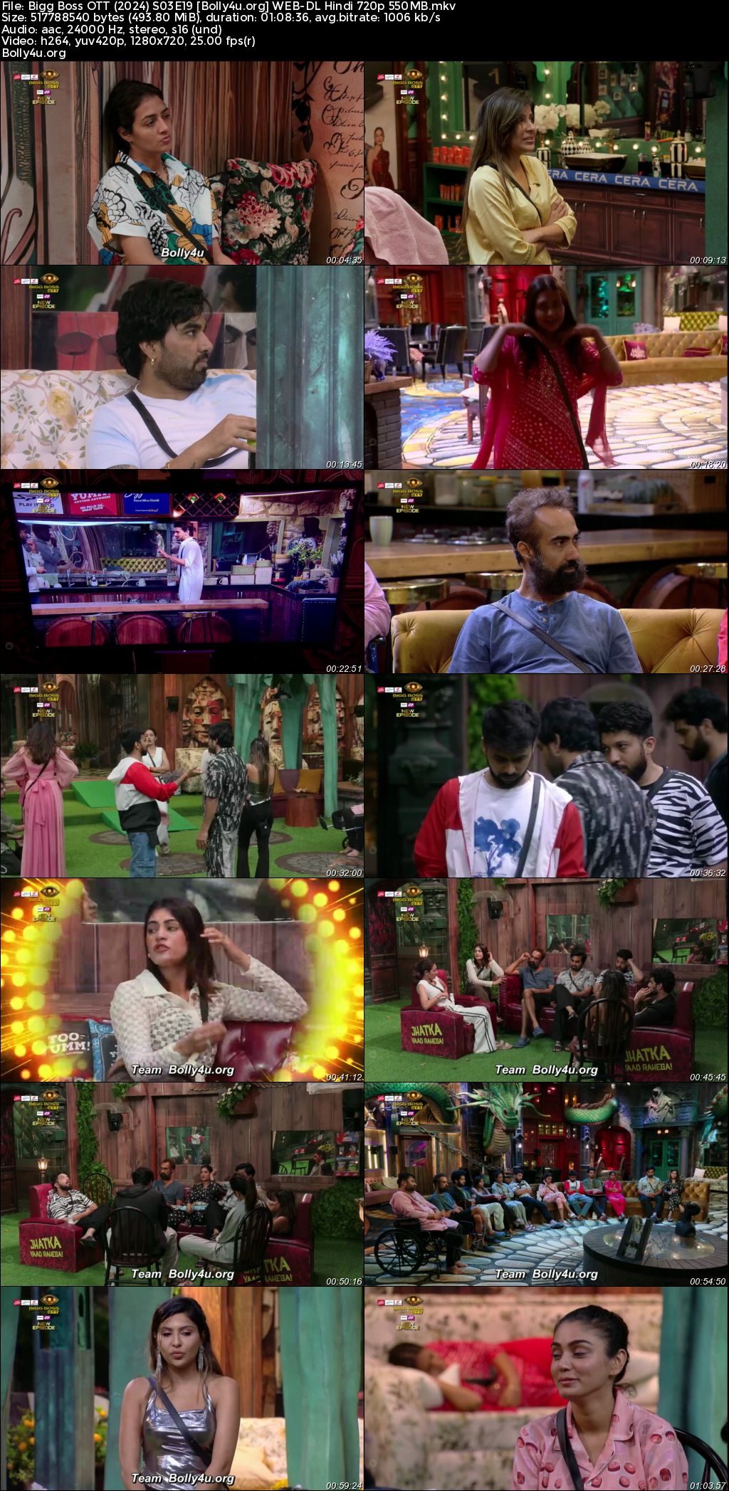 Bigg Boss OTT 2024 WEB-DL Hindi S03E19 720p 480p Download