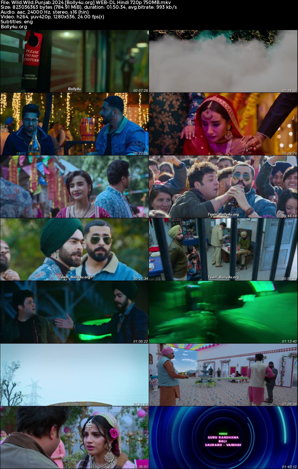 Wild Wild Punjab 2024 WEB-DL Hindi Full Movie Download 1080p 720p 480p Watch Online Free bolly4u