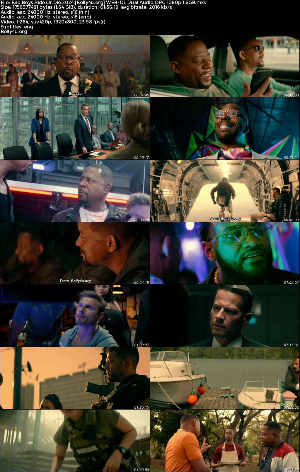 Bad Boys Ride or Die 2024 WEB-DL Hindi Dual Audio ORG Full Movie Download 1080p 720p 480p