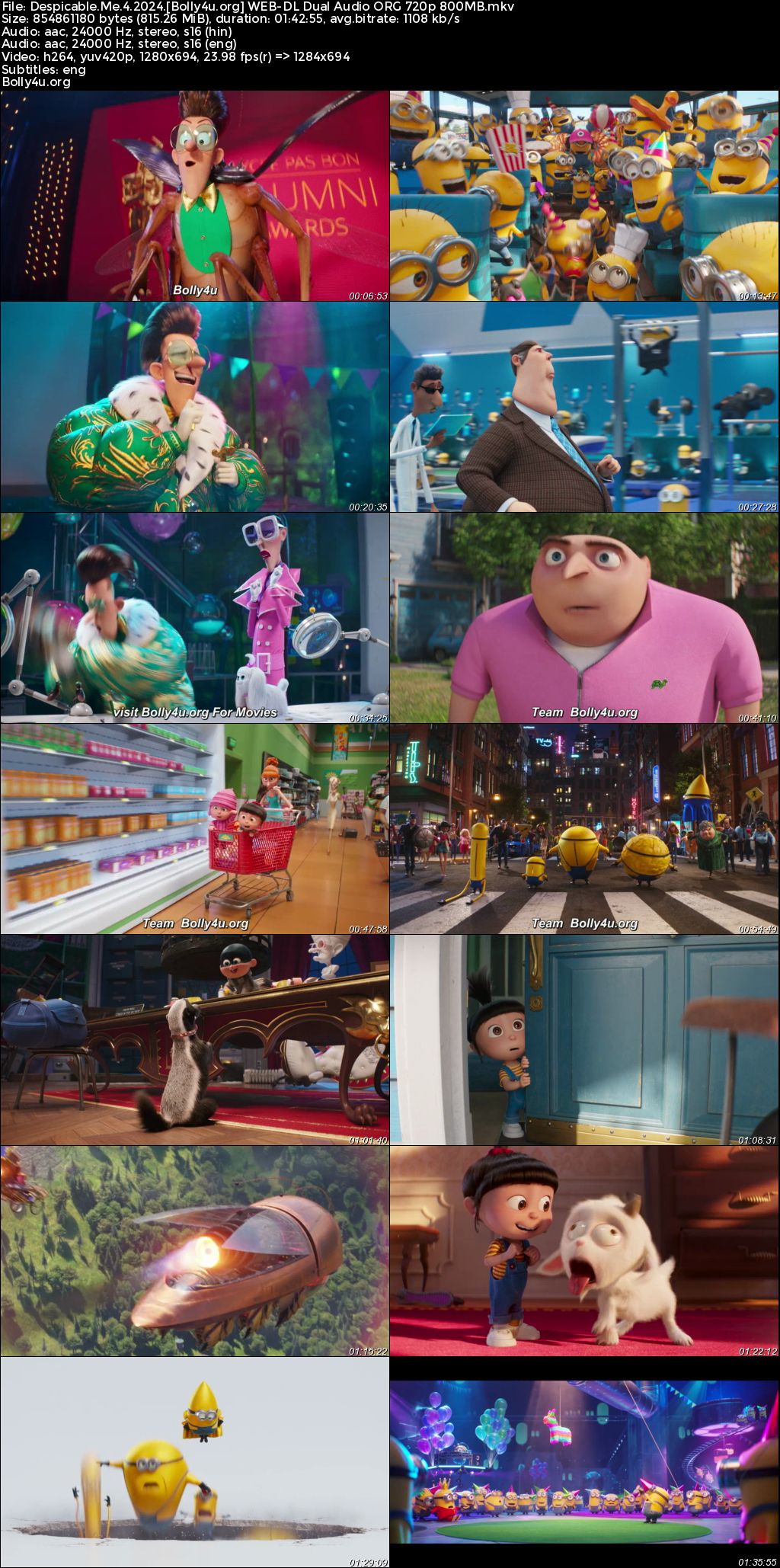 Despicable Me 4 2024 WEB-DL Hindi Dual Audio ORG Full Movie Download 1080p 720p 480p