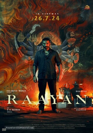 Raayan 2024 WEB-DL Hindi Full Movie Download 1080p 720p 480p Watch Online Free bolly4u