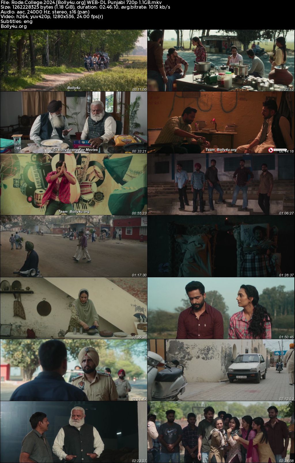 Rode College 2024 WEB-DL Punjabi Full Movie Download 1080p 720p 480p