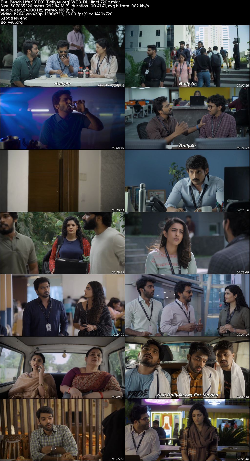 Bench Life 2024 WEB-DL Hindi S01 Complete Download 720p 480p