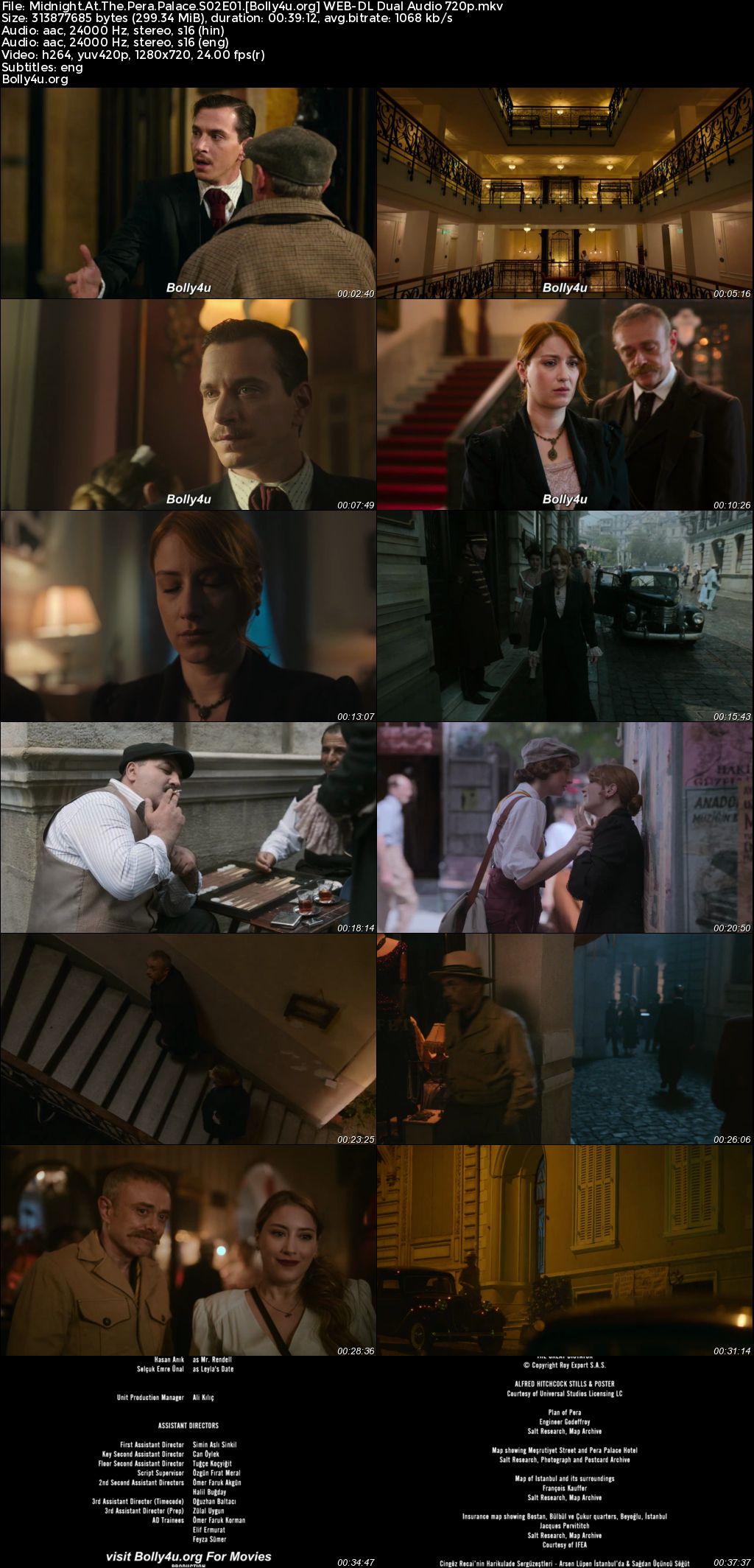 Midnight At The Pera Palace 2024 WEB-DL Hindi Dual Audio ORG S02 Complete Download 720p 480p