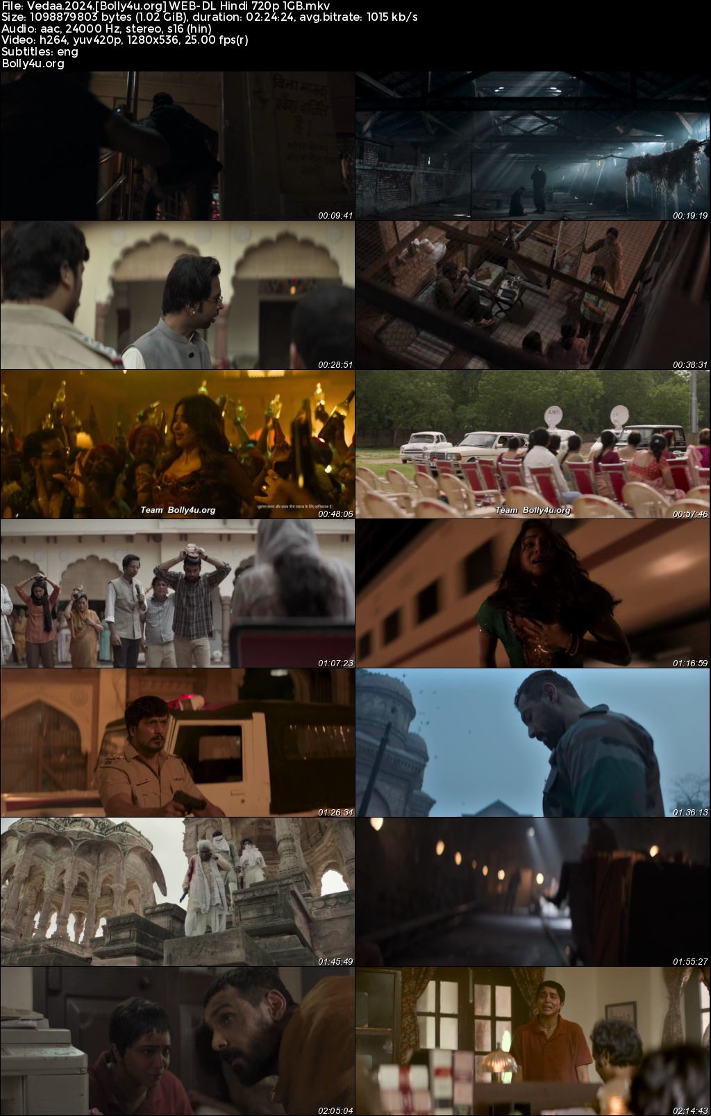 Vedaa 2024 WEB-DL Hindi Full Movie Download 1080p 720p 480p