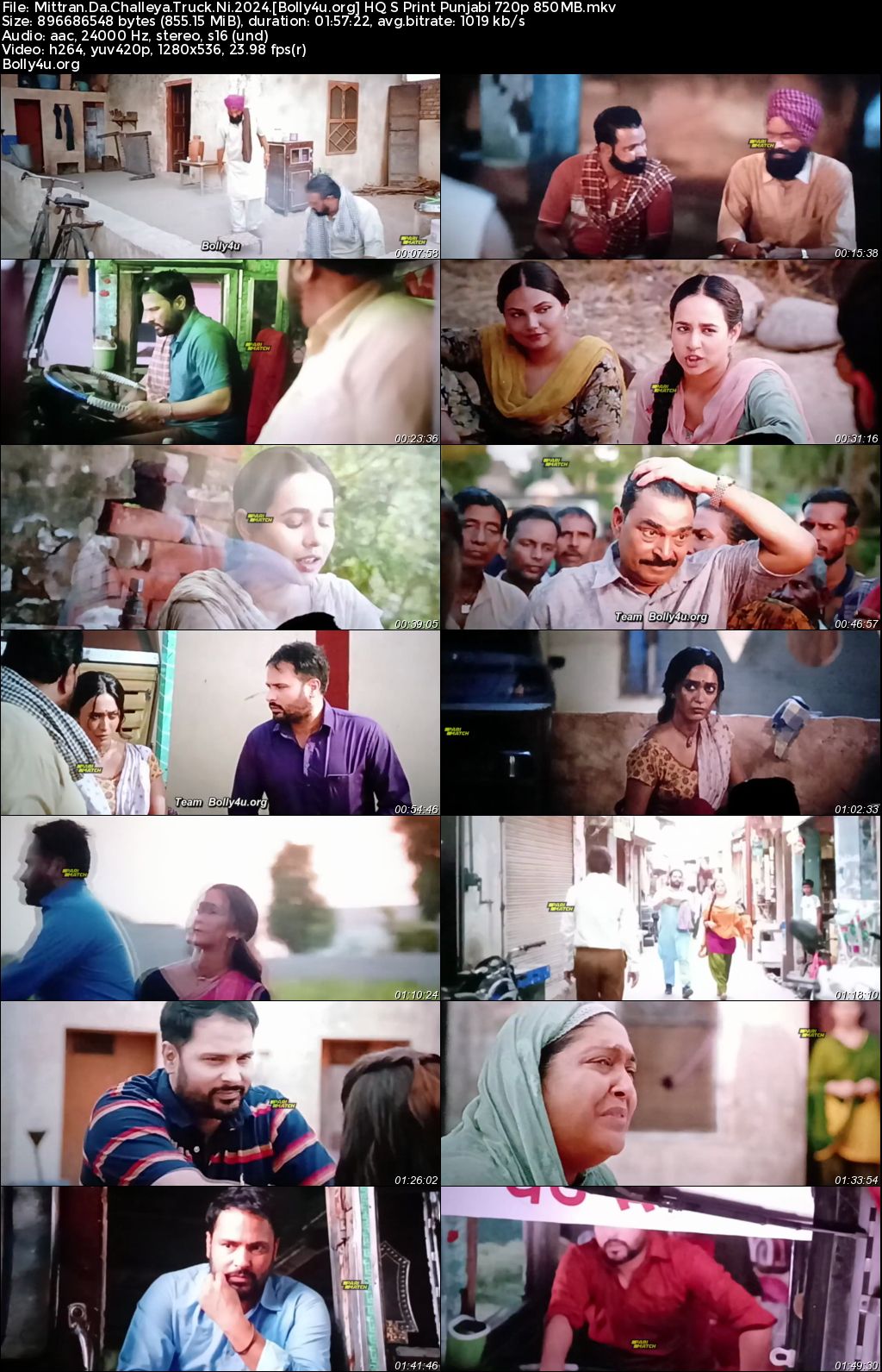 Mittran Da Challeya Truck Ni 2024 HQ S Print Punjabi Full Movie Download 1080p 720p 480p