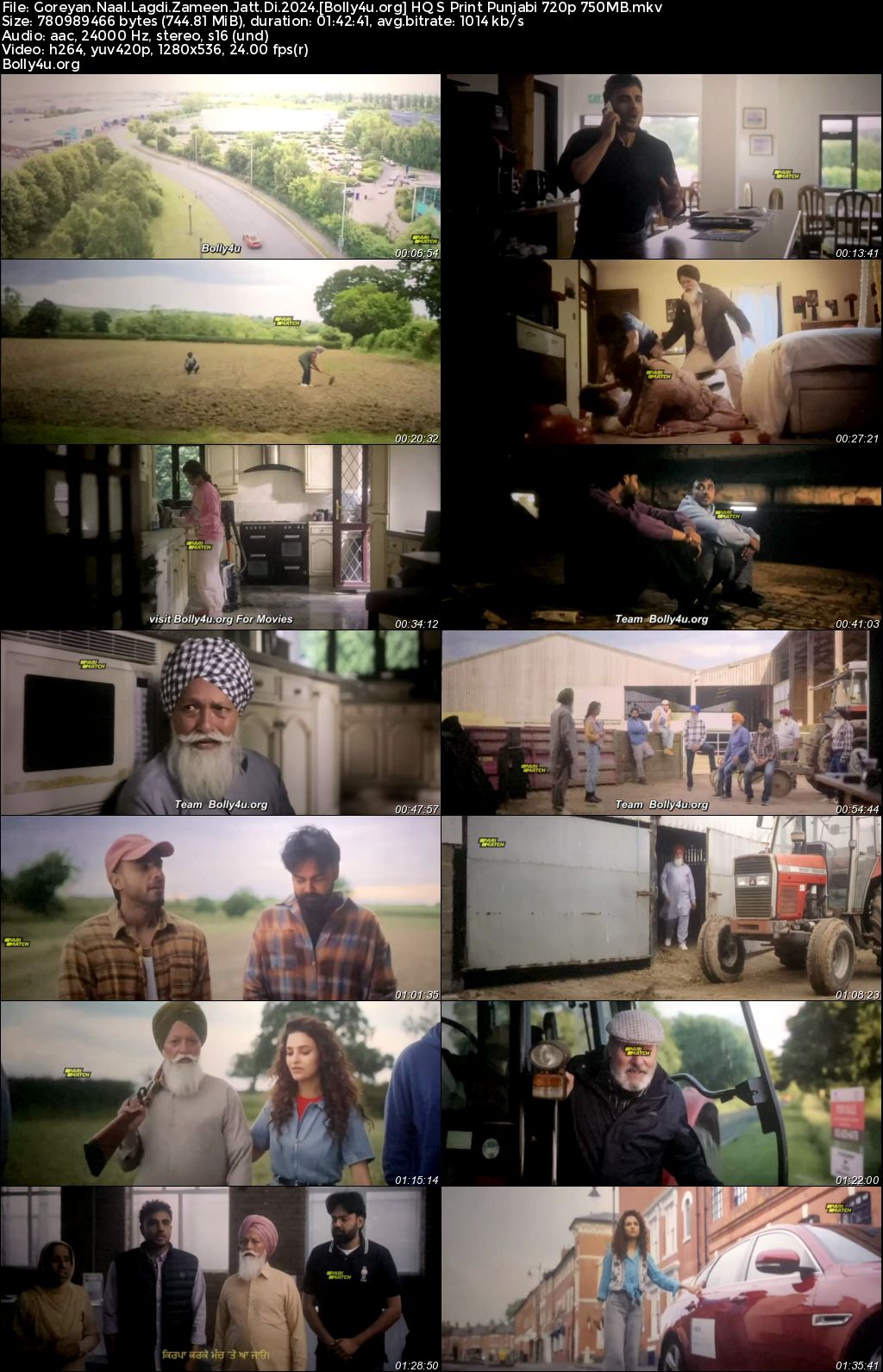 Goreyan Naal Lagdi Zameen Jatt Di 2024 HQ S Print Punjabi Full Movie Download 1080p 720p 480p