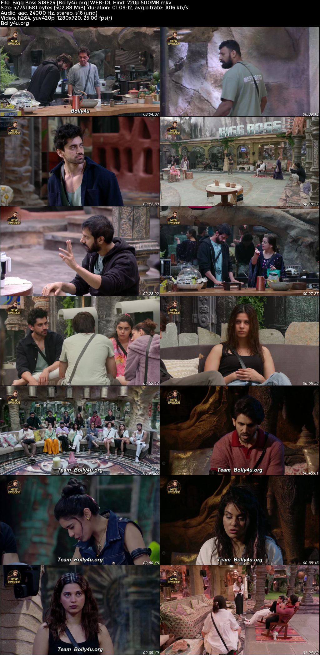 Bigg Boss 2024 WEB-DL Hindi S18E24 Download 720p 480p