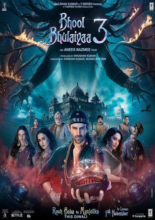 Bhool Bhulaiyaa 3 2024 HDTC Hindi Full Movie Download 1080p 720p 480p Watch Online Free bolly4u