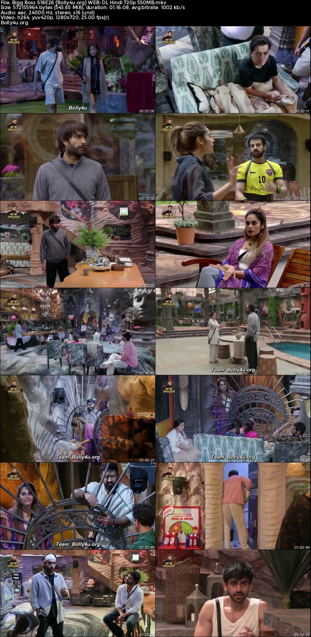 Bigg Boss 2024 WEB-DL Hindi S18E26 Download 720p 480p