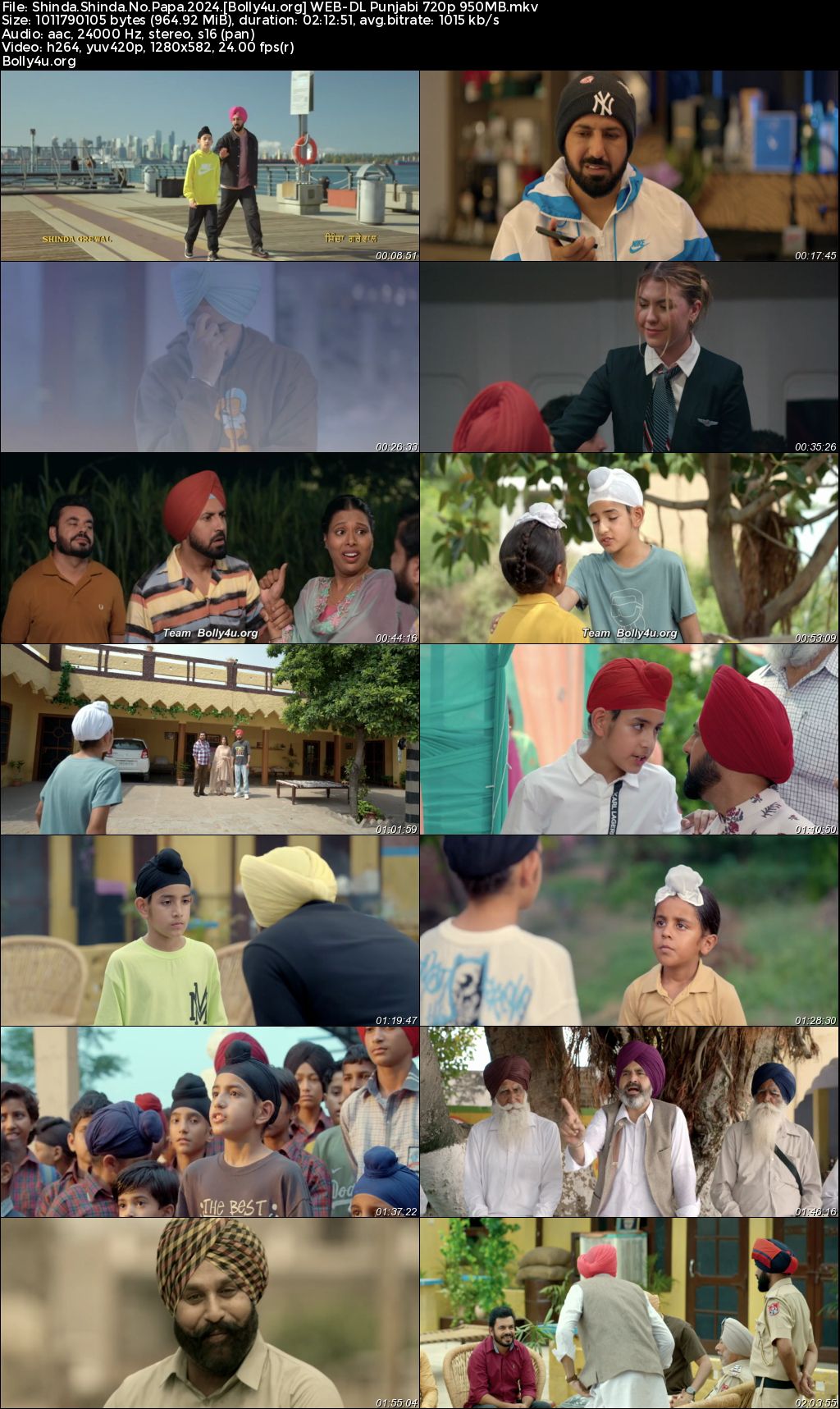 Shinda Shinda No Papa 2024 WEB-DL Punjabi Full Movie Download 1080p 720p 480p Watch Online Free bolly4u