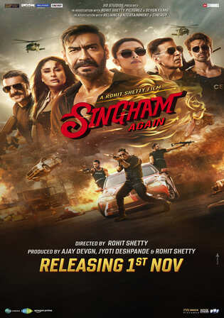 Singham Again 2024 Pre DVDRip Hindi Full Movie Download 1080p 720p 480p