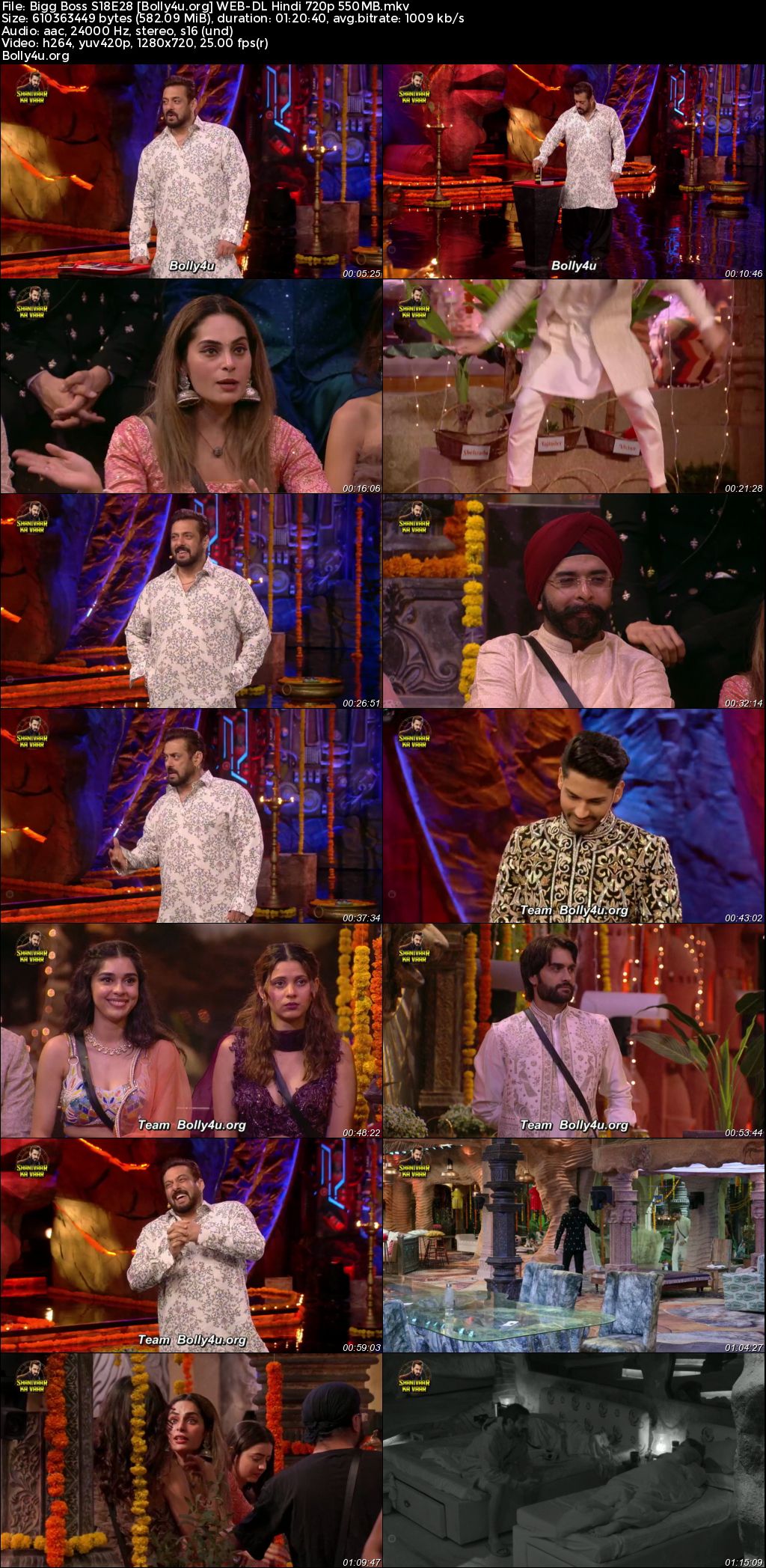 Bigg Boss 2024 WEB-DL Hindi S18E28 Download 720p 480p