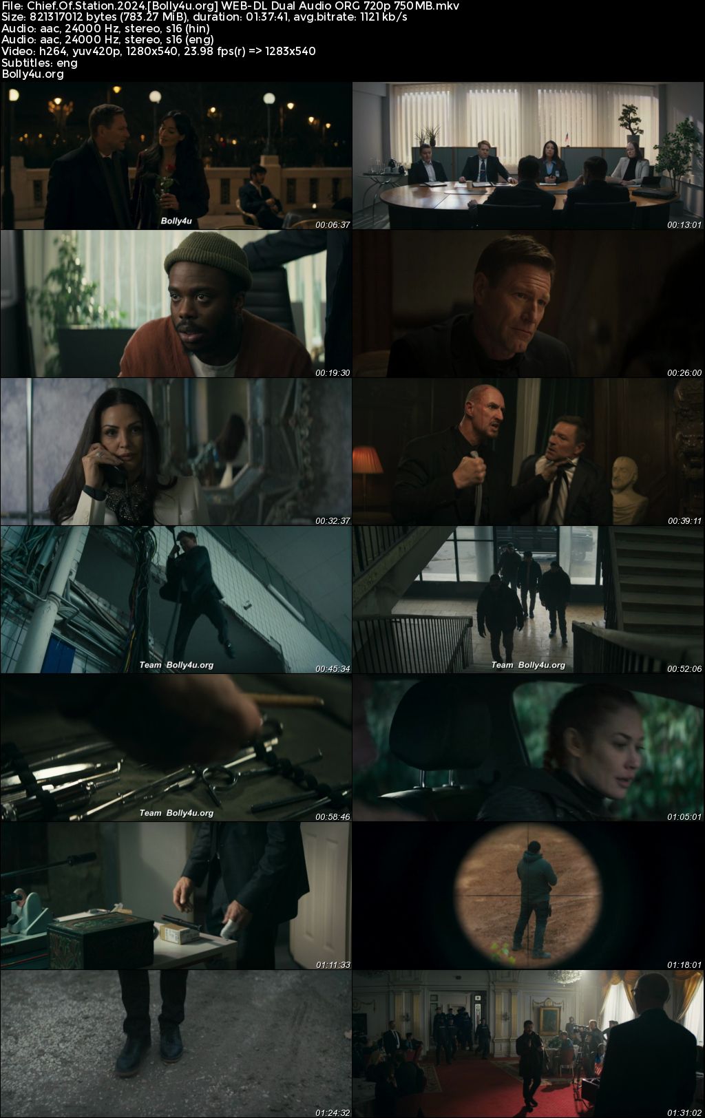 Chief Of Station 2024 WEB-DL Hindi Dual Audio ORG Full Movie Download 1080p 720p 480p