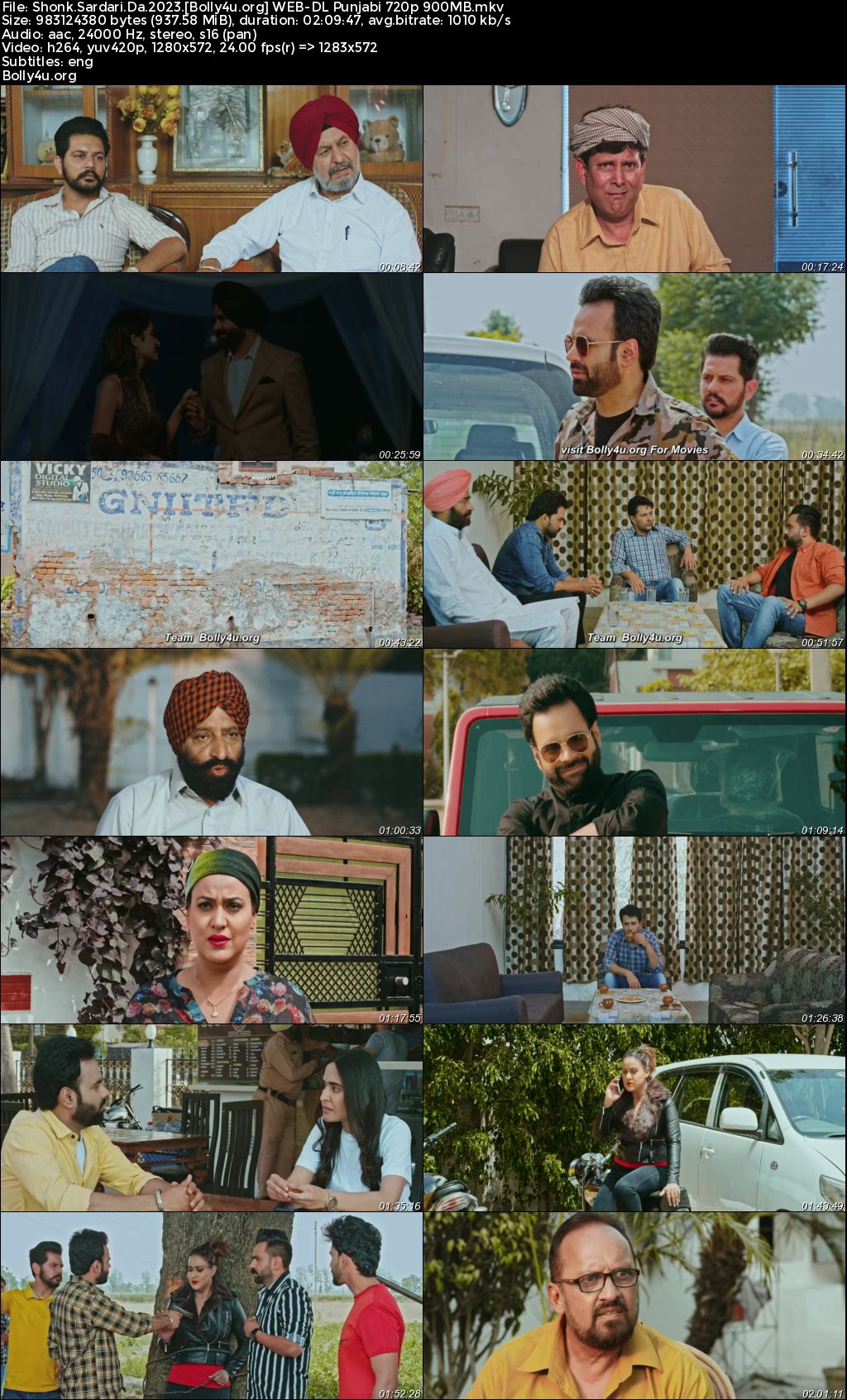Shonk Sardari Da 2023 WEB-DL Punjabi Full Movie Download 1080p 720p 480p