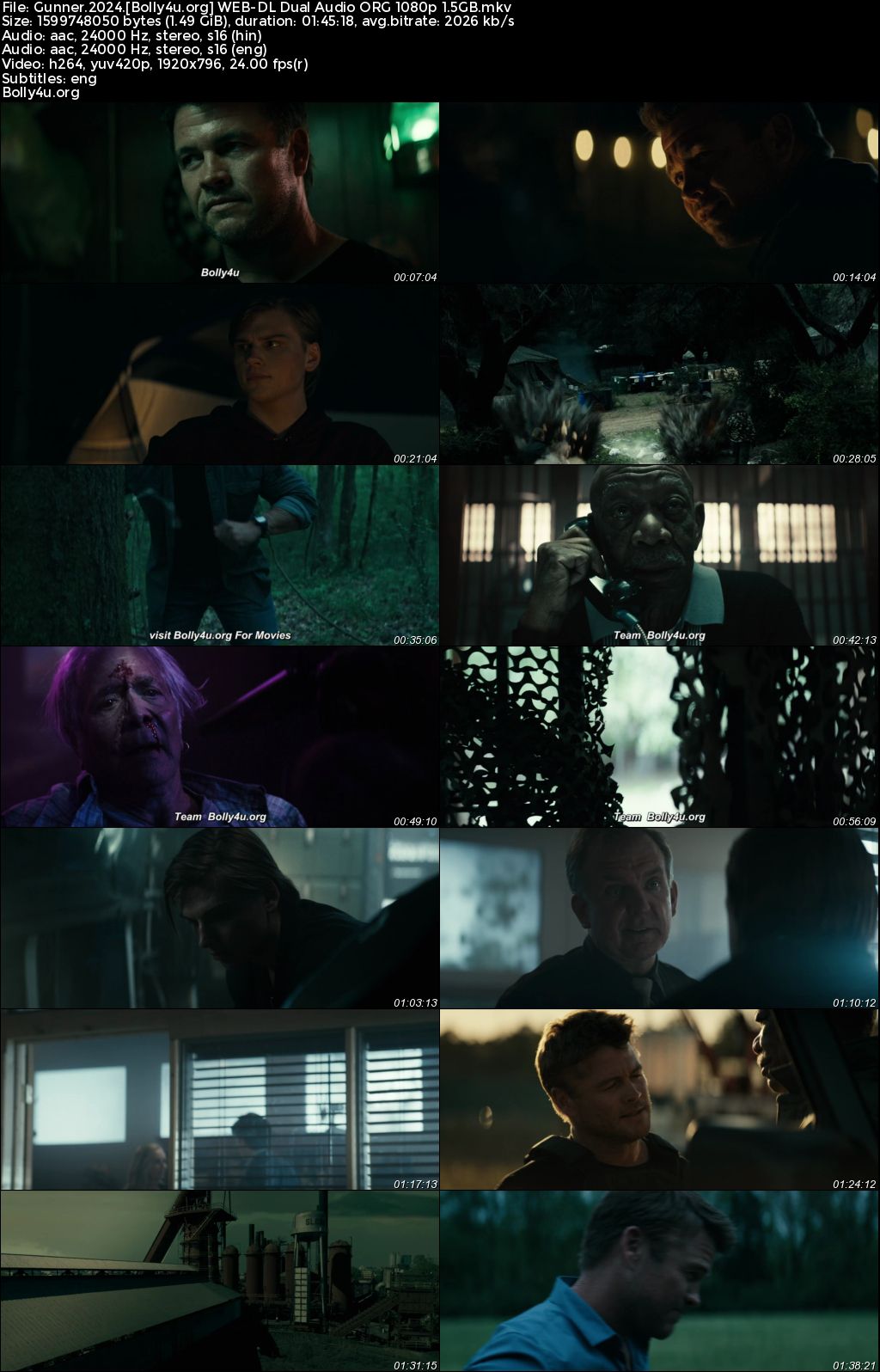 Gunner 2024 WEB-DL Hindi Dual Audio ORG Full Movie Download 1080p 720p 480p