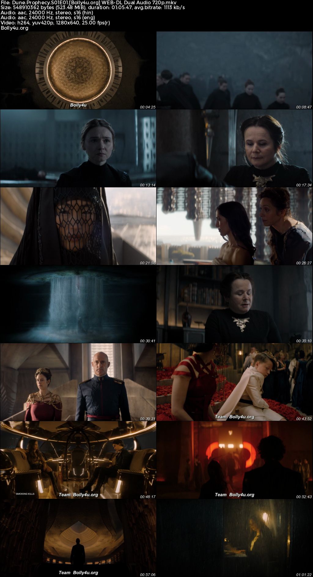 Dune Prophecy 2024 WEB-DL Hindi Dual Audio ORG S01 Complete Download 720p