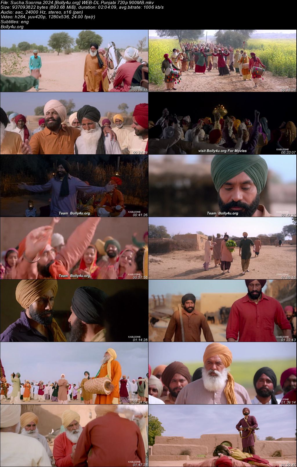 Sucha Soorma 2024 WEB-DL Punjabi Full Movie Download 1080p 720p 480p