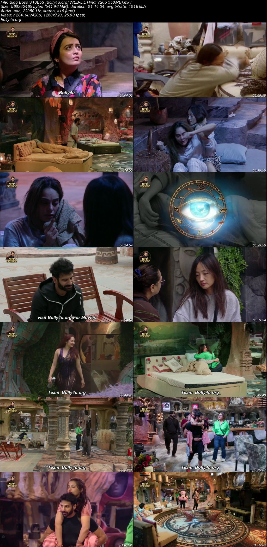 Bigg Boss 2024 WEB-DL Hindi S18E53 Download 720p 480p