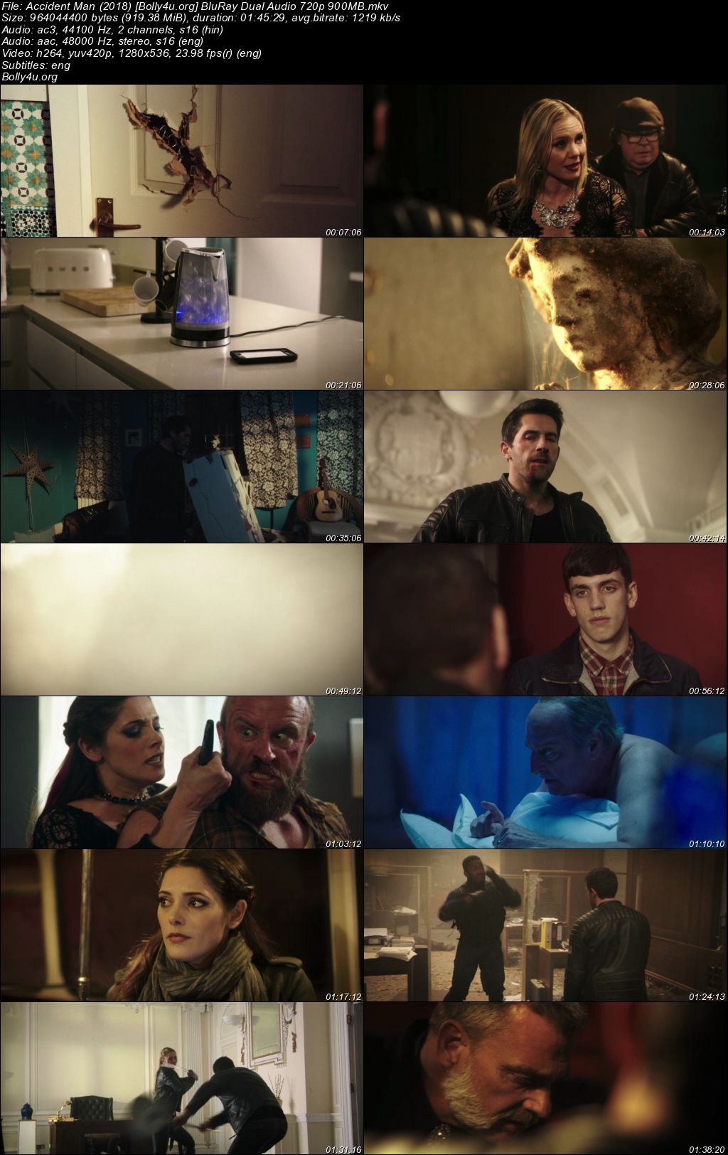 Accident Man 2018 BluRay Hindi Dual Audio Full Movie Download 720p 480p