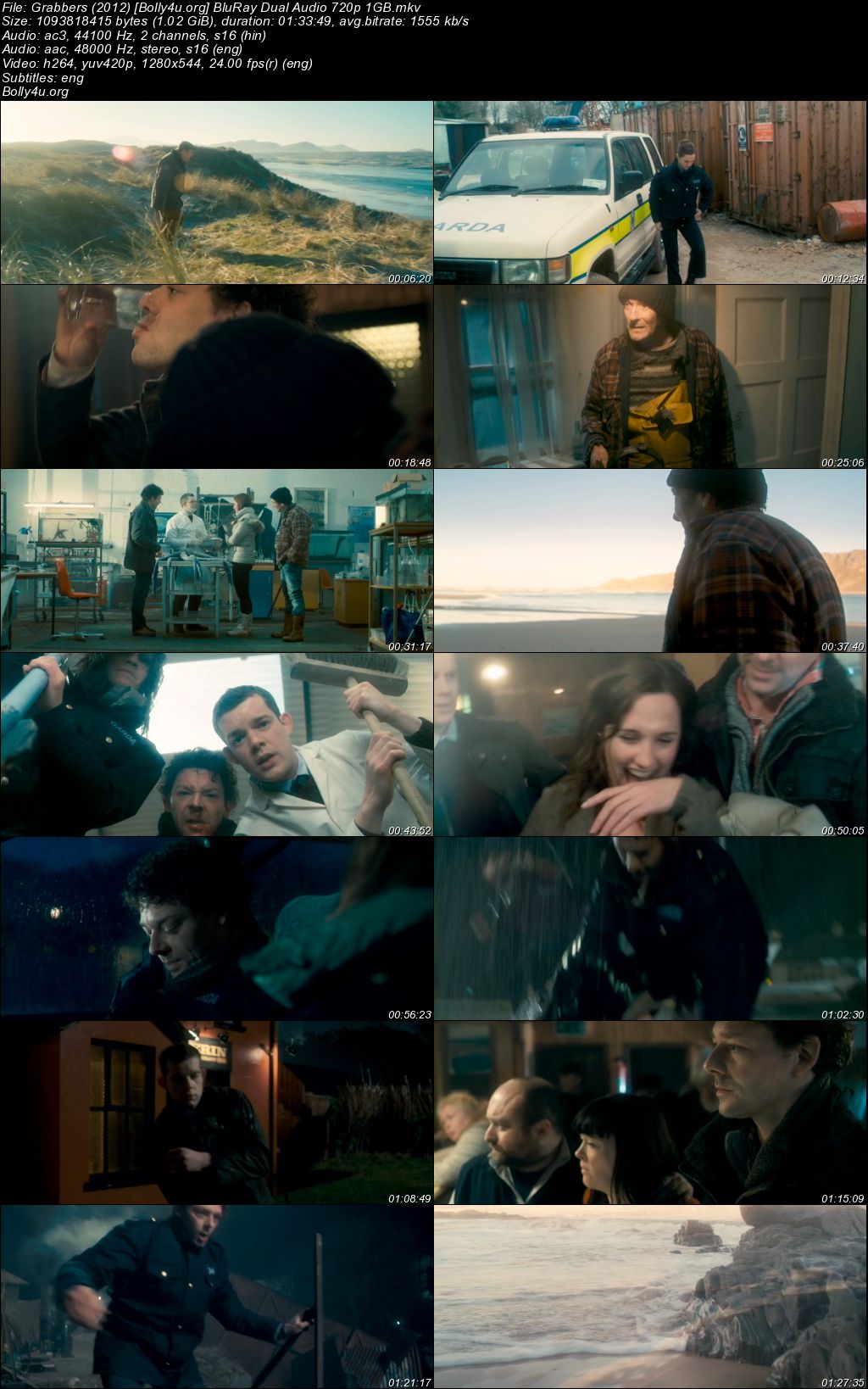 Grabbers 2012 BluRay Hindi Dual Audio Full Movie Download 720p 480p