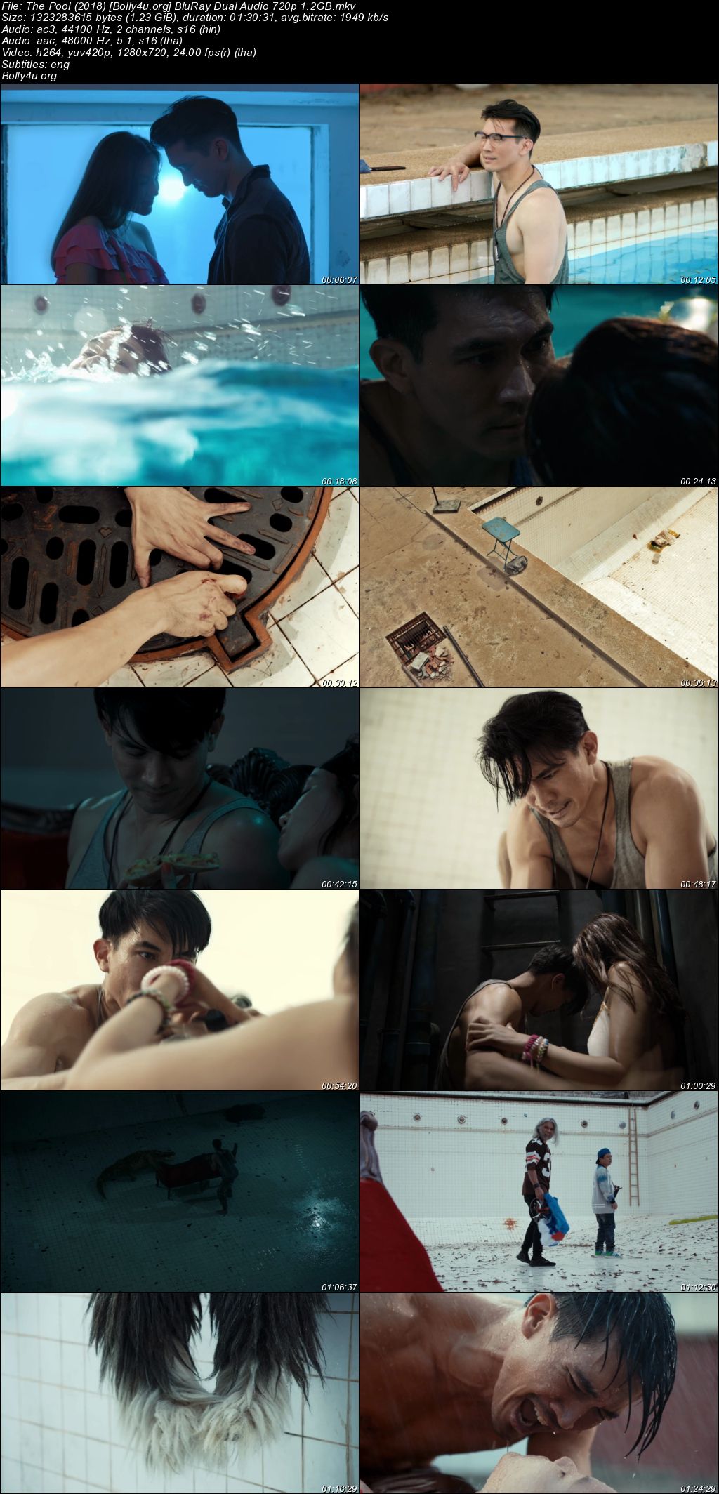 The Pool 2018 BluRay Hindi Dual Audio Full Movie Download 720p 480p
