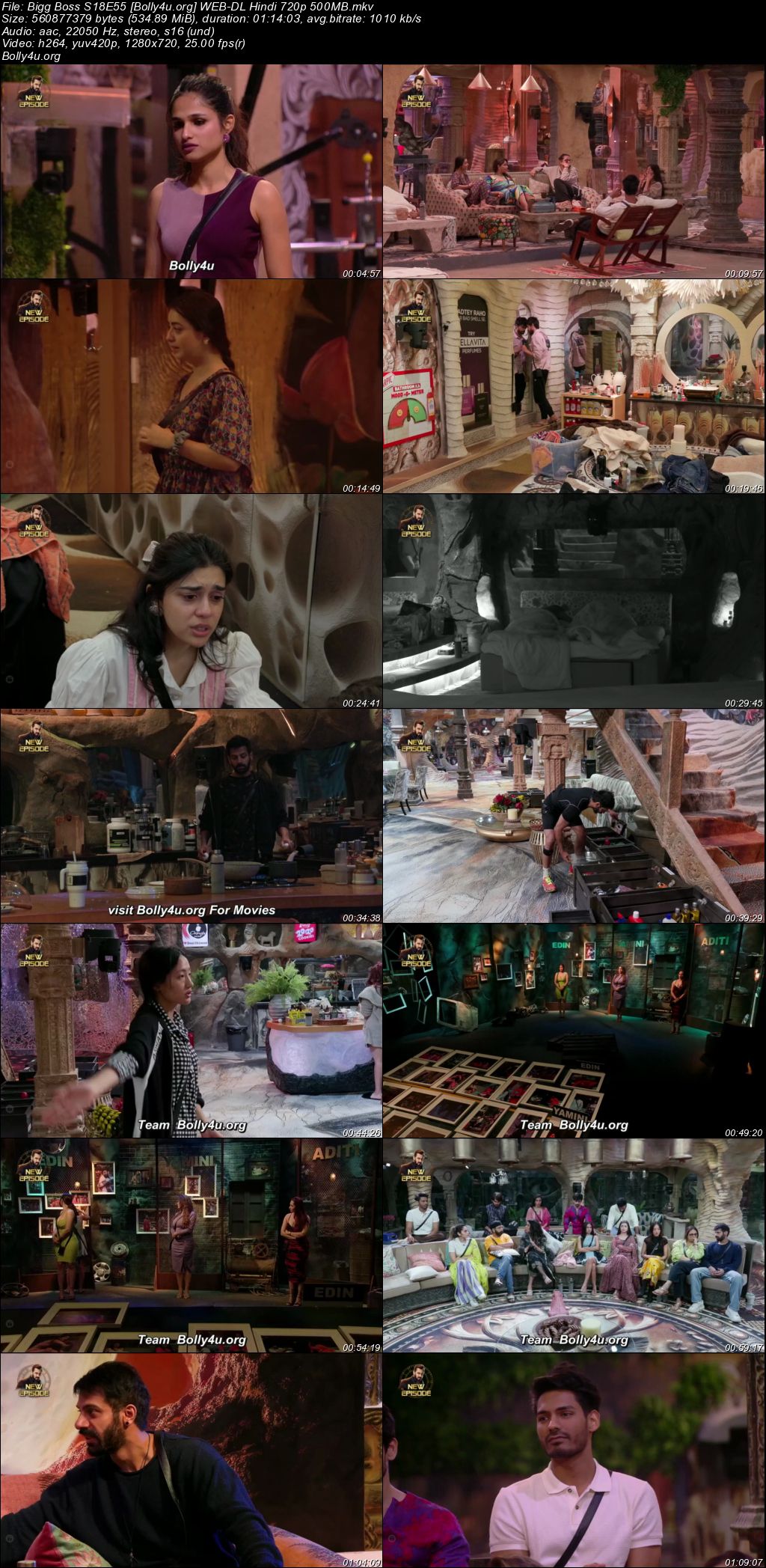 Bigg Boss 2024 WEB-DL Hindi S18E55 Download 720p 480p