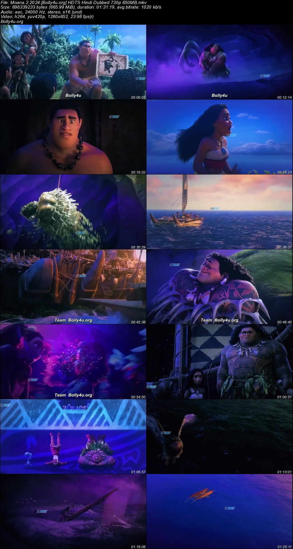 Moana 2 2024 HDTS Hindi Dubbed Full Movie Download 1080p 720p 480p