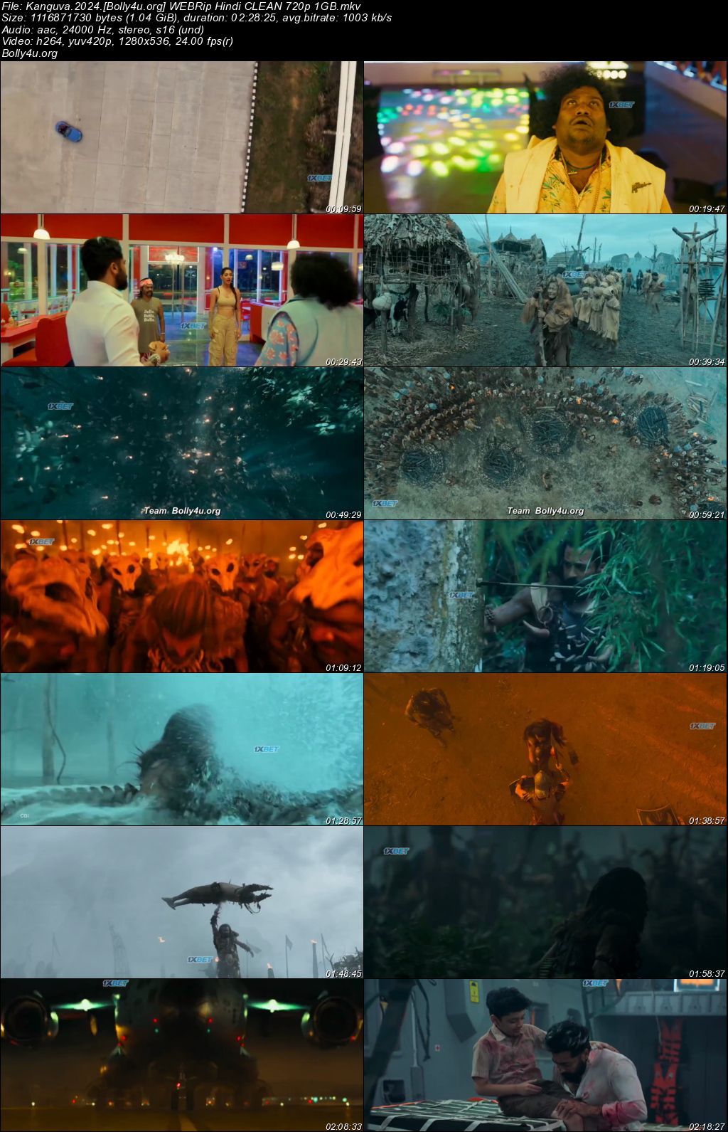 Kanguva 2024 WEBRip Hindi CLEAN Full Movie Download 1080p 720p 480p