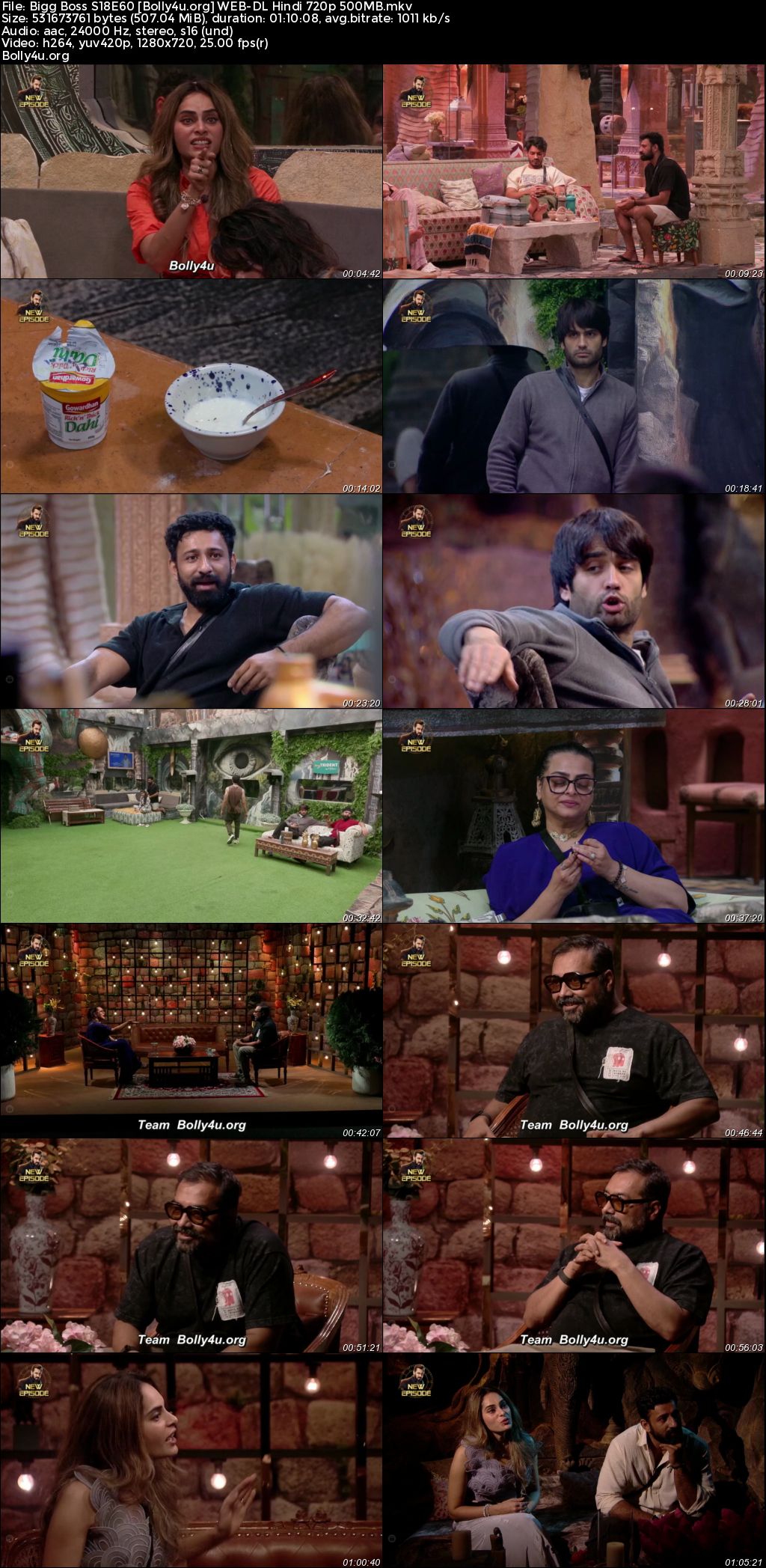 Bigg Boss 2024 WEB-DL Hindi S18E60 Download 720p 480p